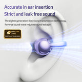 Black M97 Spherical OWS Plated Over-Ear Bluetooth Earphones - Stylish Design, Superior Sound Quality, Comfortable Fit - Top-Down View