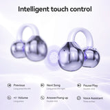 Black M79 Spherical OWS Over-Ear Bluetooth Earphones - Wireless, Stylish Design, Superior Sound Quality - Top-Down View