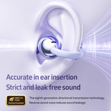 Black M108 Spherical OWS Over-Ear Bluetooth Earphones - Stylish Design, Premium Sound, Wireless Convenience - Top-Down View