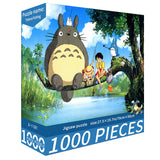 (2 PCS) 1000-Piece My Neighbor Totoro Jigsaw Puzzle - High Difficulty Stress-Relief  Toy