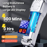 Professional Hair Clippers Cordless Trimmer Beard Cutting Machine Barber Best Gift - Front View