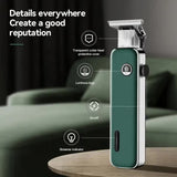 KM-5098 Portable Hair Clipper - Small Electric Trimmer for Carving, Hair Cutting & Styling - Side View