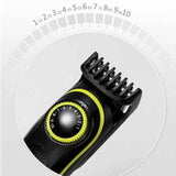 KM-696 5-in-1 Multifunctional Hair Clipper - Electric Hair Trimmer, Shaver & Nose Hair Trimmer Set - Side View