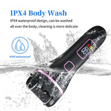 017 Black Electric Foot Callus Remover - Rechargeable Waterproof Pedicure Tool with Automatic Dead Skin Removal - Side View
