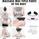 Neck Massager with Pulse Therapy - Intelligent Cervical Massage Device for Pain Relief and Relaxation - Front View