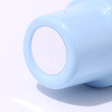 3oz Blue Sublimation Mini Car Cup - 304 Stainless Steel Straw Beer Cup, Portable Insulated Whiskey Shot Glass, Perfect for On-the-Go Drinking - Top-Down View