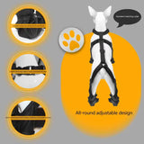 S Waterproof Non-Slip Dog Shoes - All-Season Dog Boots for Protection, Anti-Slip Pet Footwear, Durable and Comfortable - Side View