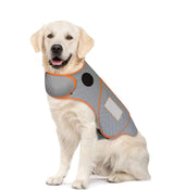 XXL Adjustable Autumn/Winter Dog Coat - Warm and Stylish Pet Jacket for Cold Weather, Comfortable and Customizable Fit - Front View