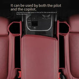 Black-left Car Seat Gap Storage Box - Practical Car Organizer, Gap Filler for Easy Access and Extra Storage - 45-Degree Angle