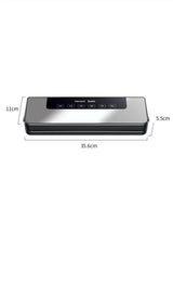 Home-use Automatic Vacuum Sealer - Food Packaging Machine, Small Vacuum Sealing Machine for Dry and Wet Compression - Front View