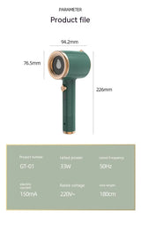 Green Handheld Garment Steamer with Spray Function - Portable 2-in-1 Wet and Dry Mini Steam Iron for Clothes, Wrinkle Remover, and Fabric Freshener - Extra Image