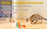 Interactive Electric Cat Toy Ball – Rechargeable Smart Rolling Pet Ball - Top-Down View