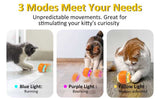 Interactive Electric Cat Toy Ball – Rechargeable Smart Rolling Pet Ball - 45-Degree Angle
