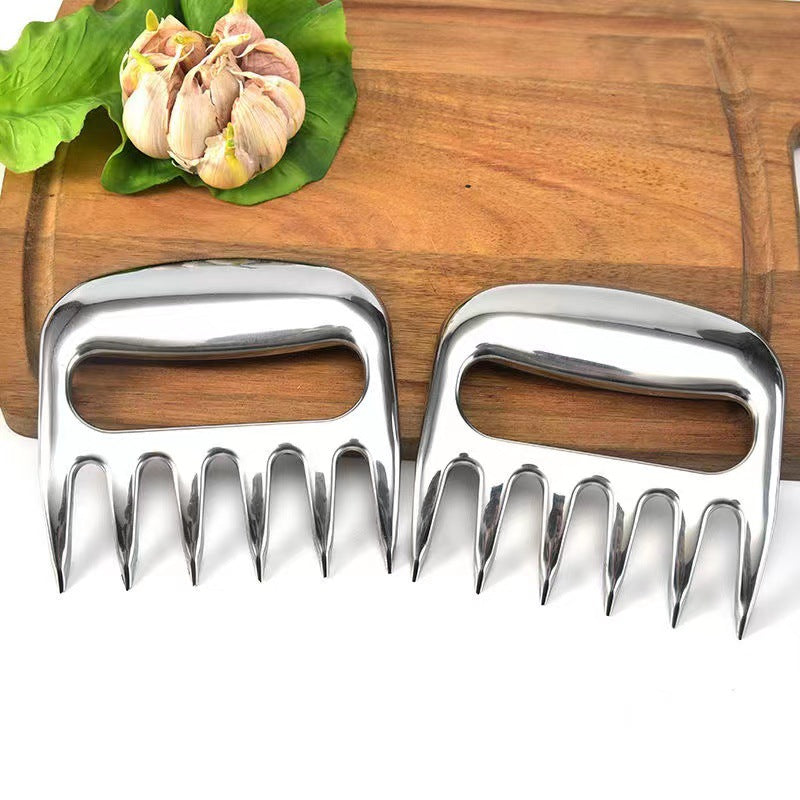 Stainless Steel Meat Shredding Claws ??Multipurpose BBQ Tool for Pulled Chicken and Pork