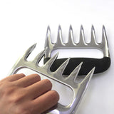 Stainless Steel Meat Shredding Claws – Multipurpose BBQ Tool for Pulled Chicken and Pork - Top-Down View
