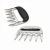 Stainless Steel Meat Shredding Claws – Multipurpose BBQ Tool for Pulled Chicken and Pork - 45-Degree Angle