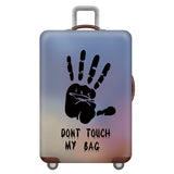 M 21-24 Inch Elastic Luggage Cover with Zipper, Travel Suitcase Protector, Scratch Resistant Luggage Cover