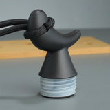 750ml Inspired Gourd Water Black Plastic Bottle - Stylish Chinese-Inspired Flask with Yin-Yang Design - 45-Degree Angle