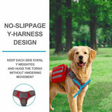 Black Dog Tactical Backpack Harness - Adjustable Outdoor Camouflage Saddle Bag for Dogs - Rear View