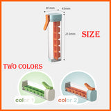 Green Ice Cube Maker Bottle - Portable and Easy-Release Ice Cube Tray for Drinks - Rear View
