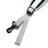 Black Adjustable Reflective double Harness with Clips - Versatile Shoulder Strap for Backpacks and Outdoor Gear - Side View