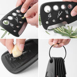 Multifunctional Kitchen Gadgets - Compact Vegetable Slicer & Grater Tool - Top-Down View
