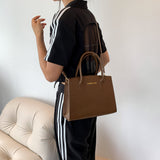 Red Elegant Faux Crocodile Leather Handbag - Stylish Tote Bag with Adjustable Strap - 45-Degree Angle