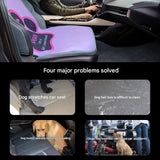 Black Dog Car Seat Cover - Waterproof & Scratch-Resistant Pet Seat Protector - Side View