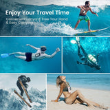 Pink Floating Waterproof Phone Pouch - Secure and Durable - 45-Degree Angle