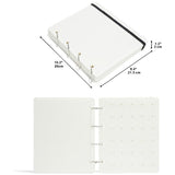 Pink Felt Storage Book for Shoe Charms and Pin Collectibles, Durable Organizer - Side View