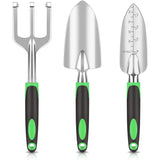 Orange 8-Piece Heavy-Duty Gardening Tool Set with Ergonomic Handles and Storage Bag - Front View