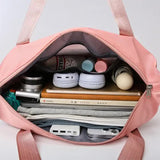 Pink Large Capacity Travel Bag with Expandable Design, Waterproof & Wet-Dry Separation, 360? Spinner Wheels - Ideal for Students, Business, and Maternity