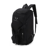 Black Large Capacity Travel Backpack ??Multi-Function Carry-On Bag for Clothes, Luggage Storage, and Business Trips