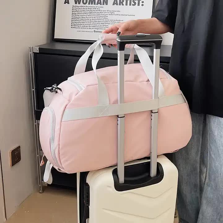 Black Large Capacity Travel Backpack ??Multi-Function Carry-On Bag for Clothes, Luggage Storage, and Business Trips