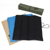 4 PCS Green Portable Waterproof Outdoor Picnic Mat, Moisture-Proof Thermal Seat Pad, Foldable and Lightweight Travel Cushion - Front View