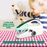 Handheld Mini Sewing Machine, Portable Multi-Functional Electric Sewing Machine with Dual-Speed Adjustment for Home Use - 45-Degree Angle