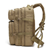 Khaki Outdoor sports backpack Large capacity travel commuter backpack Water-proof multifunctional backpack