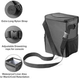 Car Trash Can, Waterproof Insulated Cooler Bag, Foldable Auto Organizer, Multi-Purpose - Side View