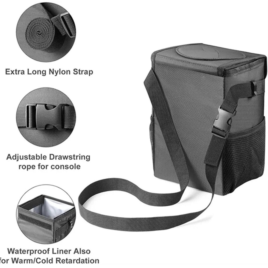 Car Trash Can, Waterproof Insulated Cooler Bag, Foldable Auto Organizer, Multi-Purpose