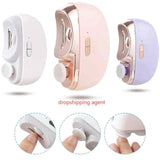 Pink Automatic Electric Nail Clipper & Grinder - Multi-Functional Safe Nail Trimmer for Adults & Kids - Front View
