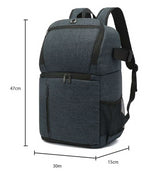 Waterproof DSLR Camera Backpack - Multifunctional large-capacity camera bag that easily carries a tripod mount and headphone jack - 45-Degree Angle