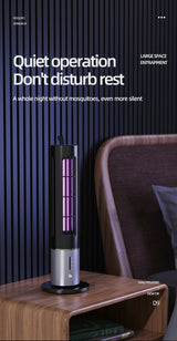 Electric Mosquito Killer Lamp with Detachable Housing and Timer Function - USB Rechargeable - Top-Down View