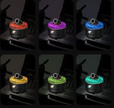 Black Creative Cannon-Shaped Aromatherapy Diffuser with Colorful LED Lights, 280ml Ultrasonic Humidifier, Dual Mist Modes, Desktop Small Air Freshener - Side View