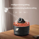 Black Creative Cannon-Shaped Aromatherapy Diffuser with Colorful LED Lights, 280ml Ultrasonic Humidifier, Dual Mist Modes, Desktop Small Air Freshener - 45-Degree Angle