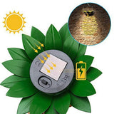 2 Pcs 30 LEDS Solar Pineapple Lantern – Outdoor LED Decorative Hanging Light, Waterproof Iron Art, Solar-Powered Garden String Light - 45-Degree Angle