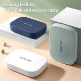 18-Piece Manicure and Pedicure Set - Stainless Steel Nail Clipper Kit | Professional Nail Care Grooming Tools | Compact Portable Case - Top-Down View