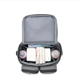 Black Portable Baby Stroller Organizer Bag ??Multi-Purpose Diaper Storage Bag for Moms, Lightweight and Travel-Friendly