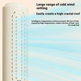 Blue Portable USB Rechargeable Cold Wind Ionic Hair Straightening Brush, Multi-Functional Hair Straightener and Curler, Lightweight and Travel-Friendly - 45-Degree Angle