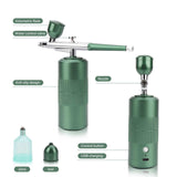 Pink Portable Oxygen Infusion Nano Spray Facial Beauty Instrument High Pressure Needle-Free Skin Care Mist Sprayer
