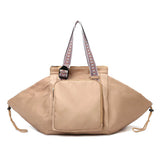 Brown Convertible Multifunctional Baby Cradle Travel Bag - Women's Backpack, Shoulder Bag, Mummy Bag with Expandable Storage - Top-Down View